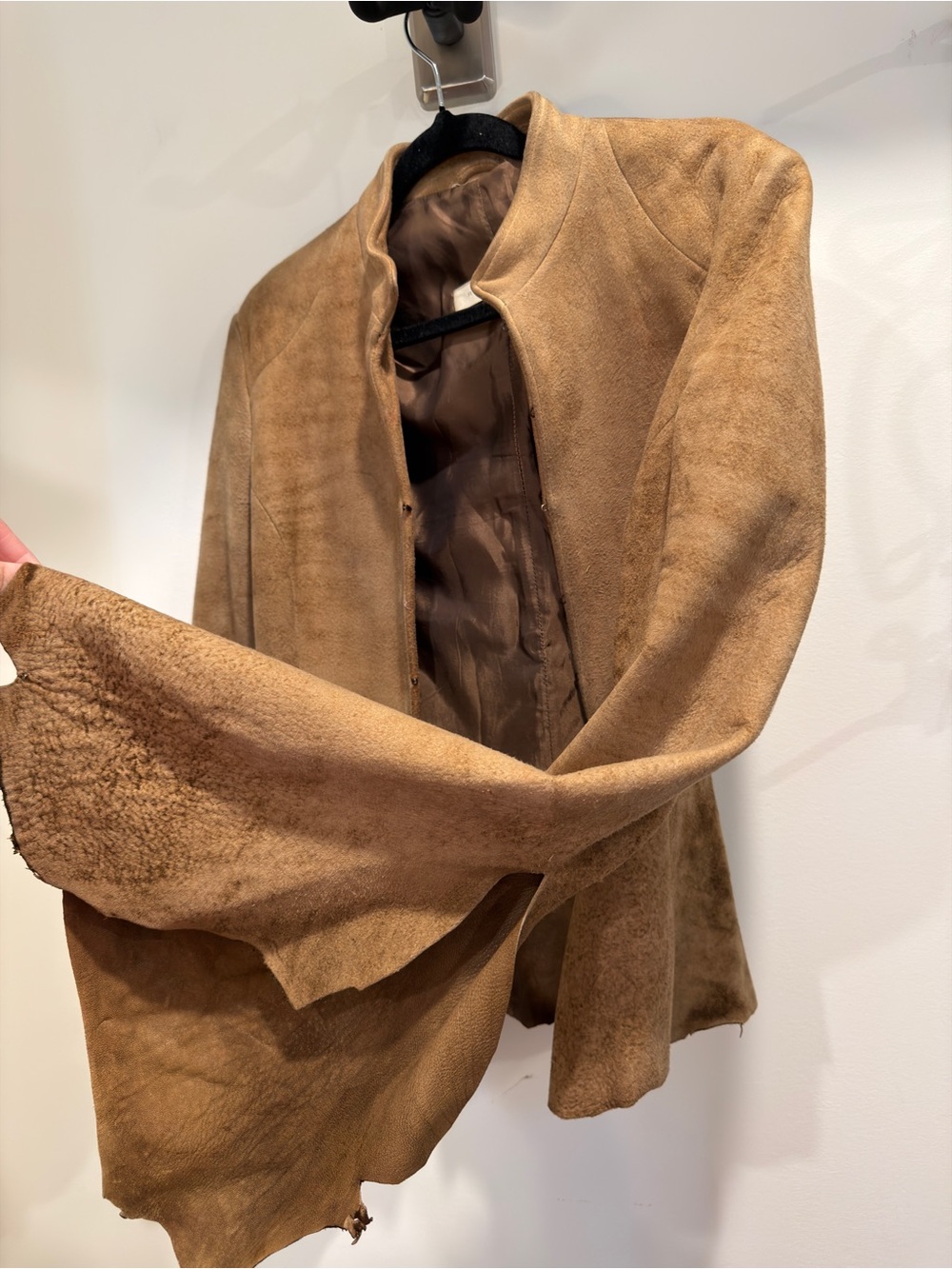 RARE Ruffo Research Fall 2000 collection Leather Suede Jacket - Picture 5 of 12
